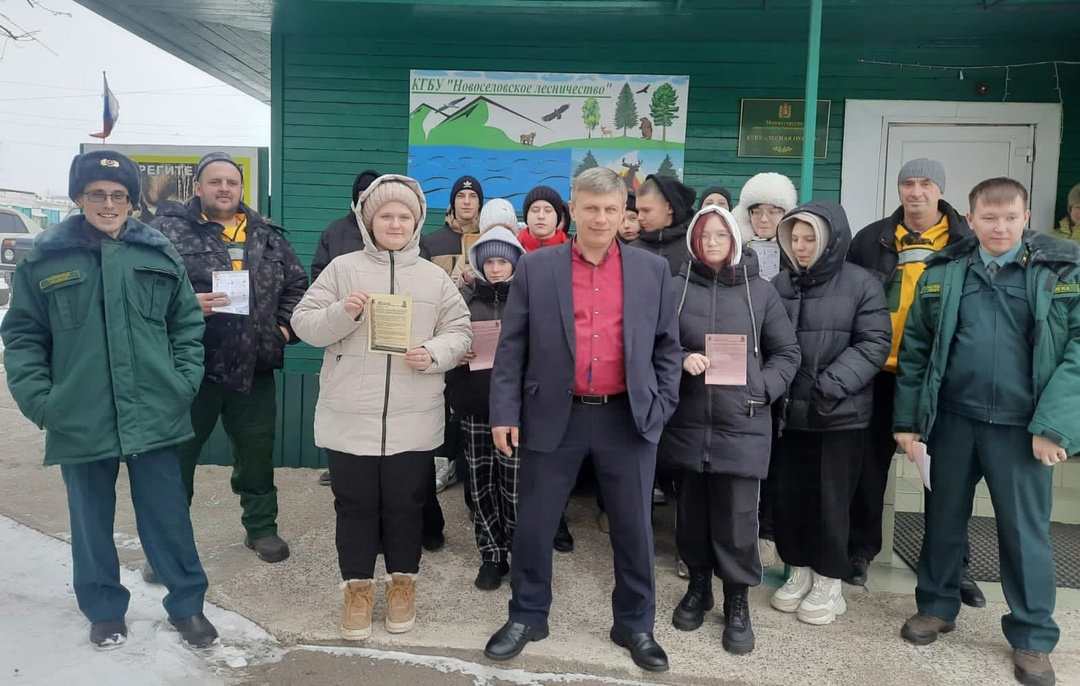 В гостях в Новоселовском лесничестве.